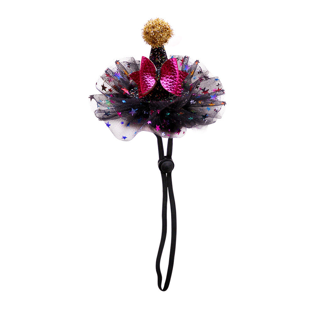 Wholesale  pet hat  cat and dog headdress adjustable decorations